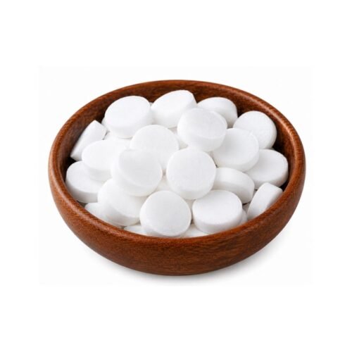 Water softener salt tablet
